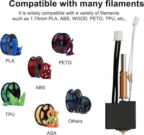 JUUPINE 5PCS 0.4MM Hardened steel NozzleThread mozzle for Kobra 3 Hotend Extruder,High Temperature Wear Resistant Nozzles High Flow Hotend Extruder for Anycubic Kobra 3/Kobra 3 Combo 3D Printer in Kuwait