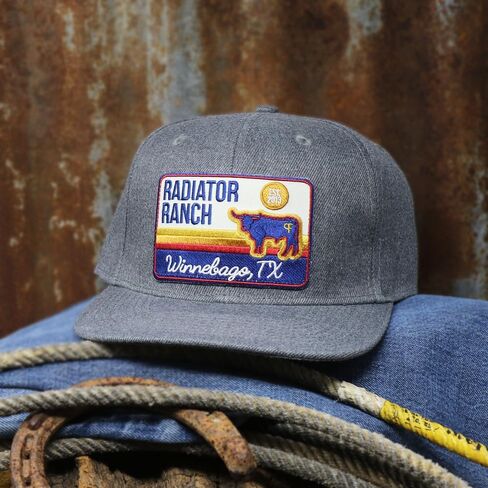 Dale Brisby's Rodeo Time Bull Hauler Meshback Navy in Kuwait