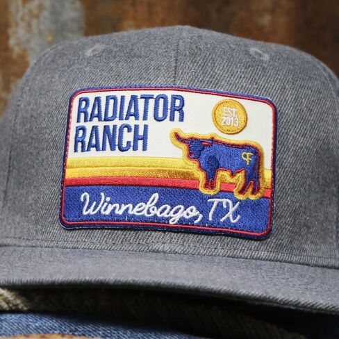 Dale Brisby's Rodeo Time Bull Hauler Meshback Navy in Kuwait