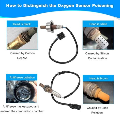 JDMON 2PCS Oxygen O2 Sensor Upstream Downstream Replacement for 2007-2011 Honda Civic 1.8L L4 Compatible with 234-9124, 234-4350 in Saudi Arabia