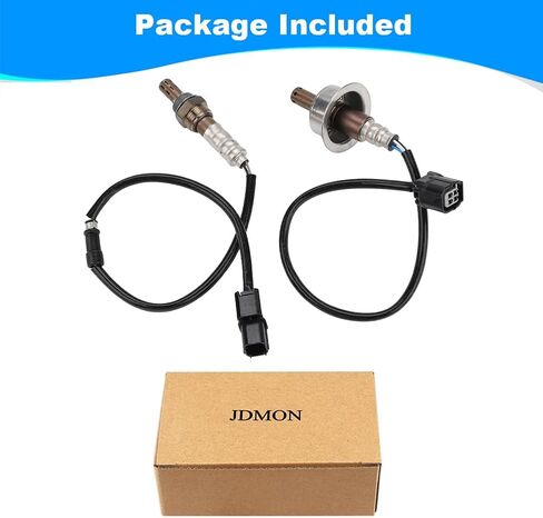 JDMON 2PCS Oxygen O2 Sensor Upstream Downstream Replacement for 2007-2011 Honda Civic 1.8L L4 Compatible with 234-9124, 234-4350 in Saudi Arabia