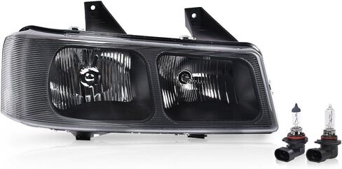 PIT66 Headlights Assembly Bumper Turn Signal Light Lamp Compatible with Chevy Blazer 1998-2005/Fit Chevy S10 Pickup 1998-2004 for Model with Bumper Lights Smoky Lens Black Housing Clear Reflector in Saudi Arabia