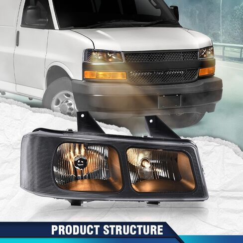 PIT66 Headlights Assembly Bumper Turn Signal Light Lamp Compatible with Chevy Blazer 1998-2005/Fit Chevy S10 Pickup 1998-2004 for Model with Bumper Lights Smoky Lens Black Housing Clear Reflector in Saudi Arabia