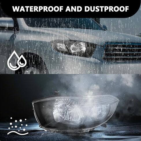 مجموعة مجموعة المصابيح الأمامية من نوع Aosky من نوع 2008-2010 Toyota Highlander Chrome Bread و Side Praitenger Side in Kuwait