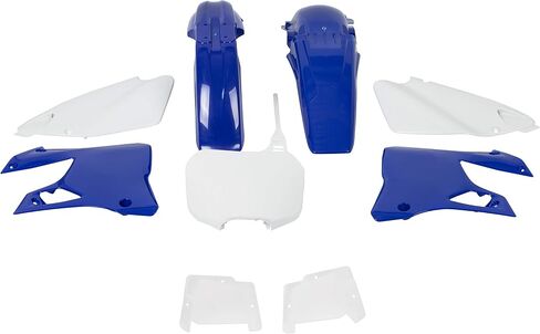 HECASA Restyle Plastic Kit Complete Set Compatible with Yamaha 1996-2001 YZ125 YZ250 Black Flexibility and Durability in Saudi Arabia