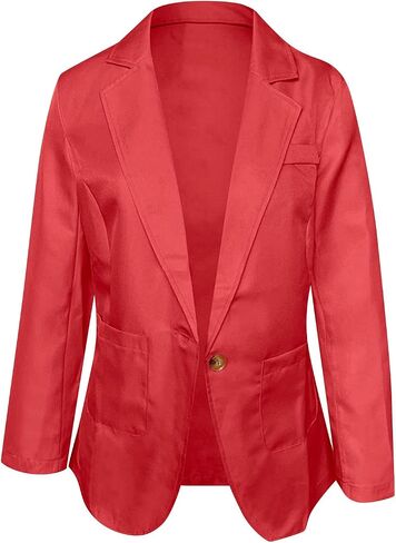 Fartey Womens Blazer Business عرضية مفتوحة مفتوحة للوزن طويل الأكمام طويلة الأكمام in Kuwait