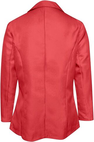 Fartey Womens Blazer Business عرضية مفتوحة مفتوحة للوزن طويل الأكمام طويلة الأكمام in Kuwait