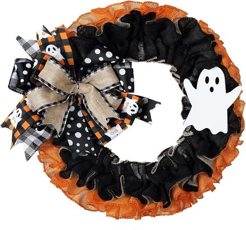 Bencailor Valentine's Day Wreath for Front Door Burlap Heart Shaped Wreath with Bows Valentines Heart Wreath Outdoor Lover Gift for Valentine Wedding Party Supplies (Plaid Design) in Saudi Arabia