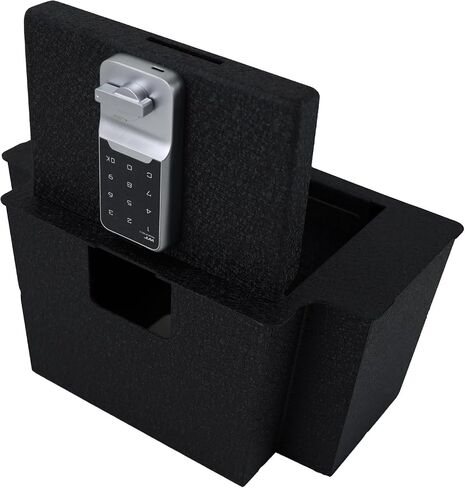 Center Console Gun Safe - Console Gun Vault متوافق مع Chevy Silverado 1500/GMC Sierra 1500 2023-2025 ، FIT 2022 طراز تحديث (قفل 4 أرقام) in Kuwait