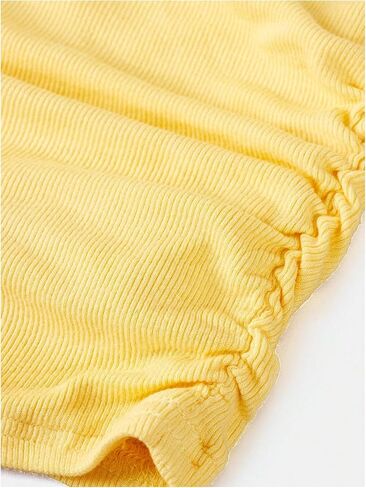 Verdusa Girl's Ruched Strapless Tube Top Backless Ribbed Fitted Going Out Tops in Kuwait