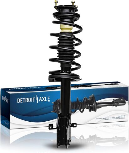 Detroit Axle-Strut اليسرى الأمامية لعام 2011-2014 Ford Edge ، 2011-2015 Lincoln MKX ، 2012 2013 Strut Side Strut مع استبدال مجموعة الربيع لفائف in Saudi Arabia