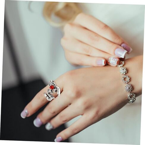Punk Scorpion Ring for Men Open Design with Rhinestones Vintage Statement Jewelry for and Hip-hop Fashion Comfortable Fit for Everyday Wear in Saudi Arabia