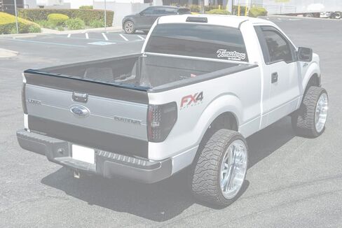 استبدال لعام 2009-2014 فورد F-150 جميع النماذج | Street Series ABS Plastic-Matte Black الخلفية الخلفية الغطاء الجناح التفريغ المفسد المفسد-578-ABS in Saudi Arabia