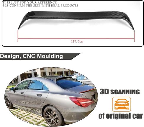 McArcar Kit Carbon Fiber Soffler for Mercedes Benz Cla-Class W117 C117 2013-2018 CLA180 CLA200 CLA250 CLA45 AMG WIND WIND WIND (ألياف الكربون) in Saudi Arabia