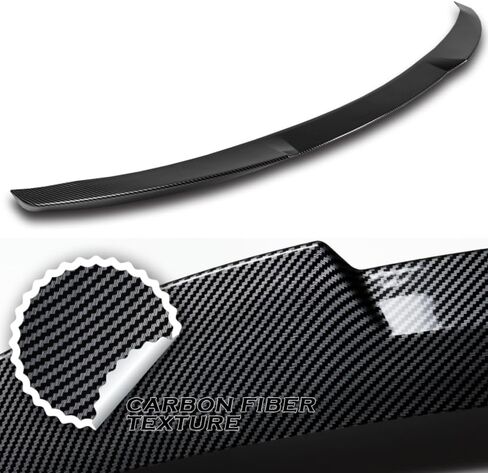 Q1-TECH, ABS Rear Trunk Lip Wing Spoiler Compatible with 2015-2020 Acura TLX, Rear Wing Replacement Trunk Boot Rear Spoiler, 2016 2017 2018 2019 (Matt Black) in Saudi Arabia