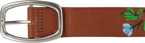 Lucky Brand Women's Embroidered Leather Belt | Stylish | Classic | Western-Inspired | American Heritage | Jean | Pant in Saudi Arabia