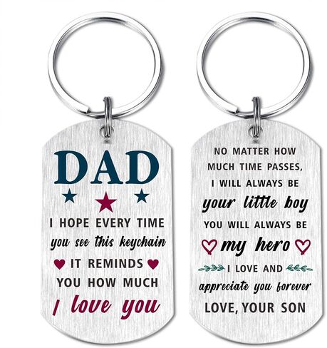 Viaen Happy Fe -Day Dad من ابن الابن - هدايا لأب عيد ميلاد مفتاحي عيد ميلاد الزفاف عيد الميلاد عيد الميلاد in Saudi Arabia