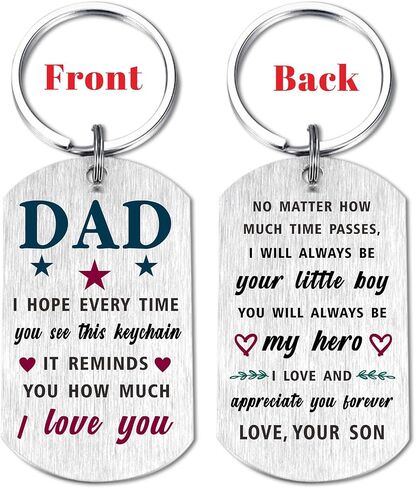 Viaen Happy Fe -Day Dad من ابن الابن - هدايا لأب عيد ميلاد مفتاحي عيد ميلاد الزفاف عيد الميلاد عيد الميلاد in Saudi Arabia