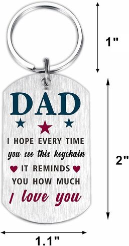 Viaen Happy Fe -Day Dad من ابن الابن - هدايا لأب عيد ميلاد مفتاحي عيد ميلاد الزفاف عيد الميلاد عيد الميلاد in Saudi Arabia