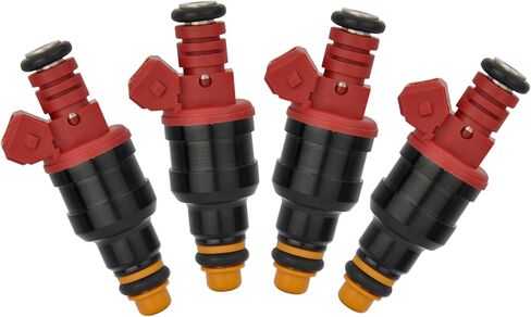 4pcs Fuel Injectors Replacement for 1995 1996 1997 Mazda B2300 Ford Ranger F57E-B2C 842-12107 F57Z9F593B ZZM313250 FJ229 in Saudi Arabia