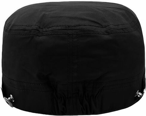 Oversize Cadet Hat Women Hip Hip Punk Rock Rivet Cotton Baseball Caps Big Head Men Army Sun Caps Dad Flat Top Fitted Hats in Saudi Arabia
