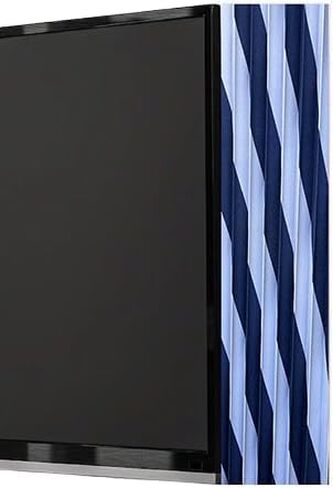 Curtains for TVs - Decorative TV Covers for Flat Screens, Customizable Size with 18 Color Options, Premium Fabric for Dust Protection - Tan in Saudi Arabia