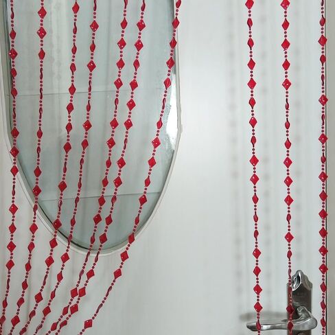 AVE Splited Startain Mostainways Acrylic Hanging Door Beads String Stertains Tassel Room Divider Decord Decore for Doorwway Window Room Wedding 050-F-G (39 × 76.8 Inch) (Coffee) in Kuwait