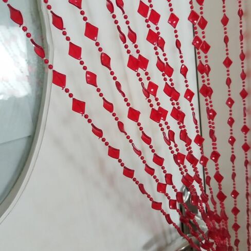 AVE Splited Startain Mostainways Acrylic Hanging Door Beads String Stertains Tassel Room Divider Decord Decore for Doorwway Window Room Wedding 050-F-G (39 × 76.8 Inch) (Coffee) in Kuwait