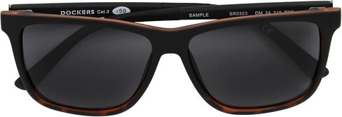 DOCKERS Men's ABEL Sunglasses Way, Black/Tortoise, 56.9mm in Saudi Arabia
