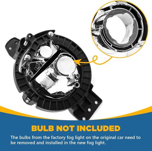 TOPUS Pair Fog Lights for 2011-2016 Mini Cooper Countryman Paceman R60 R61 Front Bumper Fog Lamp W/O BULBS Left Driver & Right Passenger Side Clear Lens OEM Replacement 63179802163,faros antiniebla in Saudi Arabia