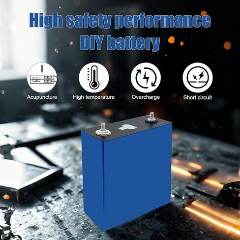 Nojoke 4 Pack 3.2v 280ah LifePo4 Lithium Prismatic Battion Cell ، بطارية فوسفات الحديد الليثيوم A ، 5000 دورة حياة وعمر 10 سنوات ، لنظام تخزين الطاقة الشمسية DIY ، البحرية ، RV in Saudi Arabia