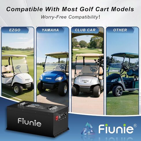 72V (73.6V) 105Ah Lithium Golf Cart Battery, 72V Lithium Battery, Peak Current 1000A with 200A Bluetooth BMS, Up to 8000+ Deep Cycles Perfect for Club cart, EZGO, YAMAHA, ICON, MOKE,STAR EV in Saudi Arabia