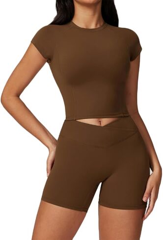 Women Yoga Fitness Gym Clothing Yoga Active Wear Set Breathable 2 Piece in Saudi Arabia