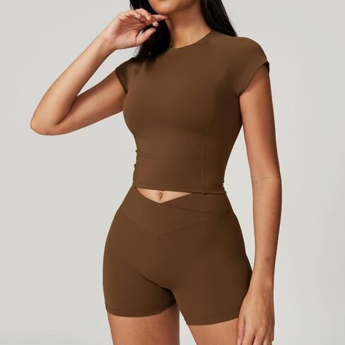 Women Yoga Fitness Gym Clothing Yoga Active Wear Set Breathable 2 Piece in Saudi Arabia
