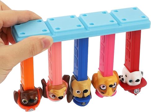 Display Stand for Pez Dispenser- 1PCS Blue Storage Holder Compatible with PezDispenser in Saudi Arabia