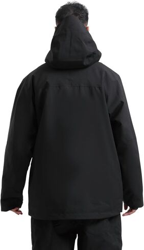 IMPHUT Mens Snowboard Jacket Baggy Womens Ski Jacket Insulated Waterproof Windproof Snow Outerwear Winter Hooded Coat in Kuwait