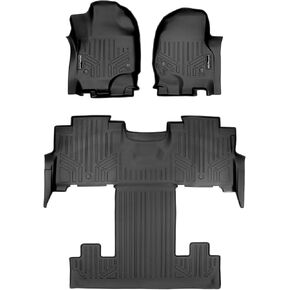 Smartliner Floor Mats 3 صفوف صفات متوافقة مع 2018-2025 فورد إكسبيديشن in Saudi Arabia