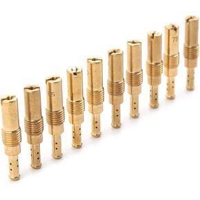 Newsmarts 10 Pieces Carburetor Carb Slow Pilot Jet Kit 55 58 60 62 65 68 70 72 75 78 for PWK for KEIHIN for OKO CVK NSR KSR Carb Set Injector Nozzle in Saudi Arabia