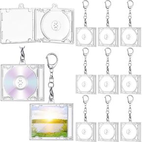 خاطئ 20 PCS MINI CD HOLDER BEAKENCAIN CASE CASE Plastic Player Key Key Pendant فارغة in Kuwait