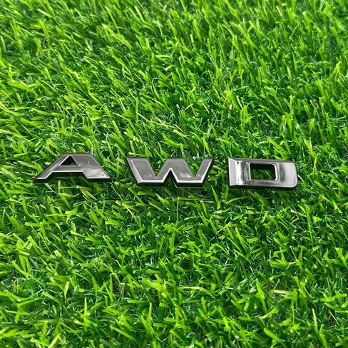 Rear Tailgate Emblem Nameplate 3D Letter Badge Replacement for 2016-2024 84604285 "AWD 1Pc (Gloss Black) in Kuwait