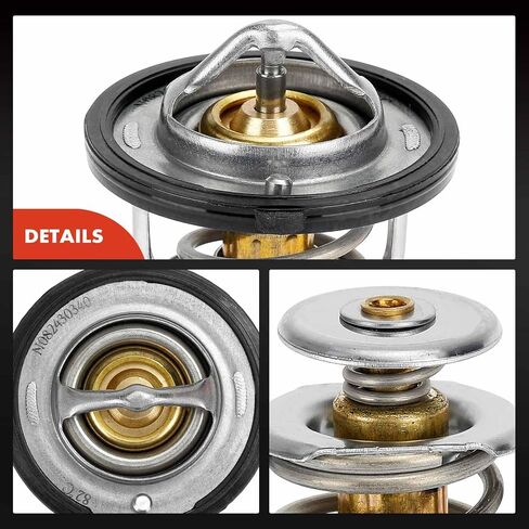A-Premium Engine Coolant Thermostat with O-ring Compatible with Mazda CX-5 2013-2016 2019, 3, 6, 2, 626, 3 Sport, Millenia, MPV, MX-3, MX-6, Protege, Protege5 & Ford Probe & Chevrolet Tracker in Saudi Arabia