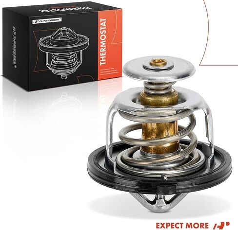 A-Premium Engine Coolant Thermostat with O-ring Compatible with Mazda CX-5 2013-2016 2019, 3, 6, 2, 626, 3 Sport, Millenia, MPV, MX-3, MX-6, Protege, Protege5 & Ford Probe & Chevrolet Tracker in Saudi Arabia