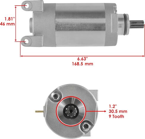 Caltric Starter Compatible with Yamaha Raptor 250 Yfm250 2008 2009 2010 2011 2012 2013 in Saudi Arabia
