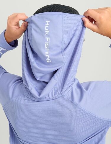 HUK Boys' Icon Hoodie, Fishing Shirt with Sun Protection for Kids in Saudi Arabia