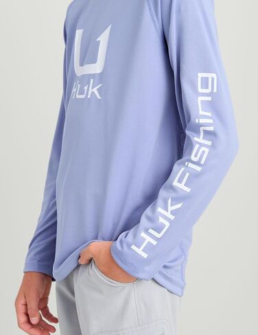 HUK Boys' Icon Hoodie, Fishing Shirt with Sun Protection for Kids in Saudi Arabia