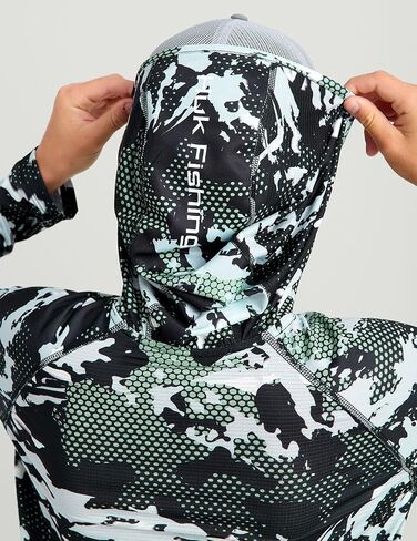 HUK Boys' Icon Hoodie, Fishing Shirt with Sun Protection for Kids in Saudi Arabia