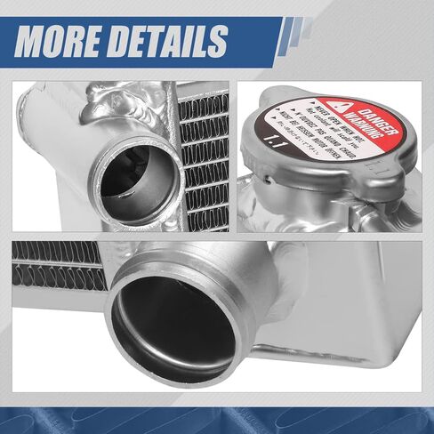 Auto Dynasty Full Aluminum Radiator Compatible with 1947-1954 Chevy Pickup Suburban L6 3-Row Cooling Radiator in Saudi Arabia