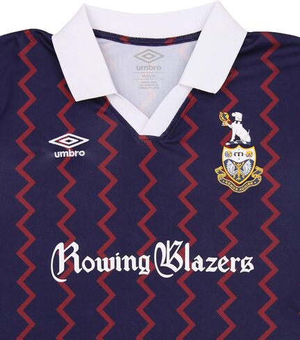Umbro Men's Zig Zag Soccer Jersey Shirt, Navy/Red in Saudi Arabia