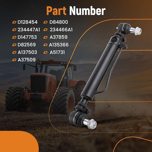 MaxPeedingRods D128454 D84800 2 X أسطوانة التوجيه السلطة للحالة 480B 480C 480D 480E 580C 580D 580SD 580SE in Saudi Arabia