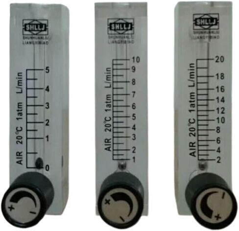 1PCS LZQ-6 مقياس تدفق غاز الهواء مع صمام تحكم لـ Oxygen Conectrato 0-5LPM 2-10LPM 2-20LPM (0.3-3LPM) in Kuwait